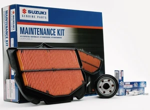 Suzuki Maintenance Kit Air & Oil Filters Spark Plug GSXR600 GSXR750 16500-14820 - Picture 1 of 1