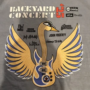 2025 Backyard Concert The Who Eddie Vedder Def Leppard Cheap Trick T-Shirt Medium - Bild 1 von 9