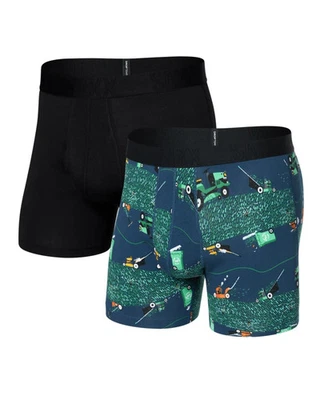 SAXX DROPTEMP ALGODÓN REFRESCANTE HOMBRES 2-PK CALZONCILLOS BOXER AJUSTADOS ROPA INTERIOR S #SXPP2W-NUEVO CON ETIQUETAS Foto 1 de 4