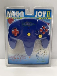 Mega Joy II Blue Plug and Play 64 In 1 TV Game Controller Educational AW-006 NEW - Picture 1 of 12