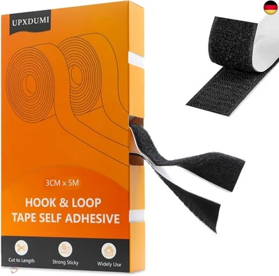 UPXDUMI 30mm x 5m Klettband Selbstklebend Extra Stark, Multifunktional - Bild 1 von 4