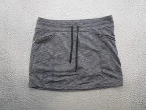 Falda corta elástica gris Athleta para mujer talla L tenis golf bolsillos con cremallera falda cordón - Imagen 1 de 8