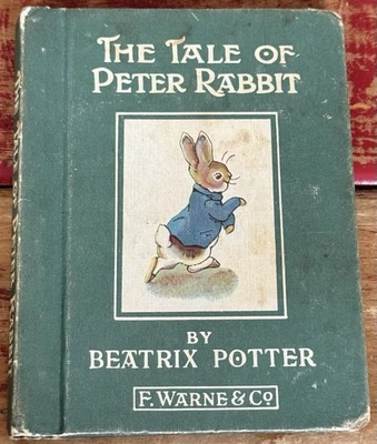 VINTAGE The Tale Of Peter Rabbit By Beatrix Potter  HC 1st Printing No Date Good - Image 1 of 4