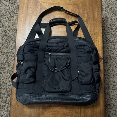 Bolso de mano Tommy Bahama Weekender negro XL equipaje de viaje multibolsillo Foto 1 de 4