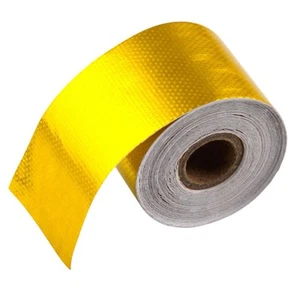 Thermal Protection Tape for Vehicle Exhaust 10m Aluminum Foil Insulation - Picture 1 of 6