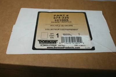Colector de escape Dorman 674-225 para Dodge Dakota Jeep Cherokee 2,5 L - hierro fundido Foto 1 de 4