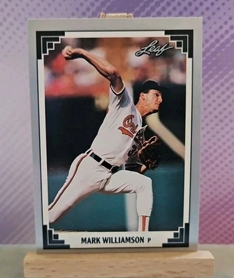 1991 Leaf: Mark Williamson #21 - Baltimore Orioles - NM Condition - Image 1 of 2