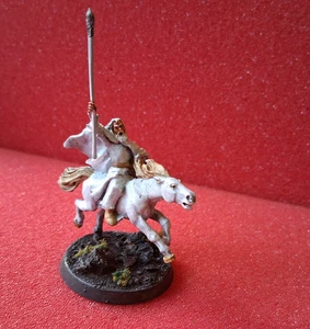 GW LOTR Forces of Good Gandalf the White Wizard Mounted on Shadowfax, based OOP - Bild 1 von 4