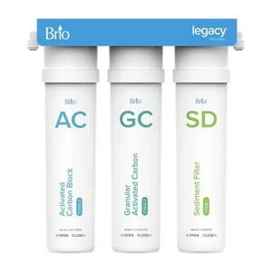 Brio 3 Stage Advanced Filtration System NFLUSFQ300 Legacy filter series -Sealed! - Picture 1 of 10