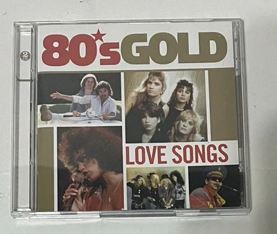 80's Gold Love Songs (CD, 2-Discs) VG+ Bangles Elton John Poison Boston REO - Image 1 of 2