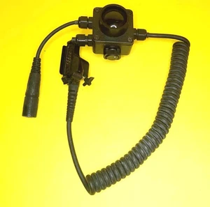 ATLANTIC SIGNAL COMBAT PTT PUSH-TO-TALK SWITCH ENFORCEMENT TACTICAL FRONT MOUNT - Foto 1 di 7