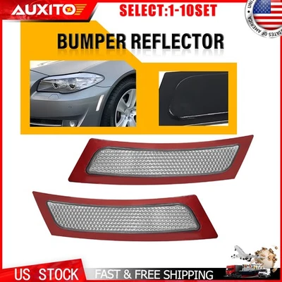 Reflectores de marcador laterales transparentes para BMW F10 528i 535i 550i 2011-2016 base 2-20X Foto 1 de 4