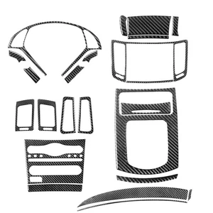 Kohlefaser Innenraum Decorative Abdeckung Aufkleber Kit für Infiniti G37 10-2013 - Bild 1 von 10