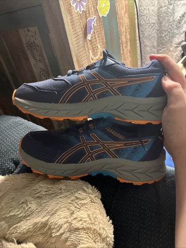 Scarpe da corsa scuola ASICS bambino Pre Venture 9 Gs colore blu indaco taglia US 4