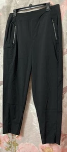 Pantalones deportivos de tiro alto negros Trekkie North talla 12 de ATHLETA para mujer - Imagen 1 de 15