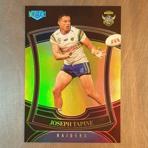 2023 NRL Elite Pearl Special Joseph Tapine Card P014 Parallel Raiders - Picture 1 of 2