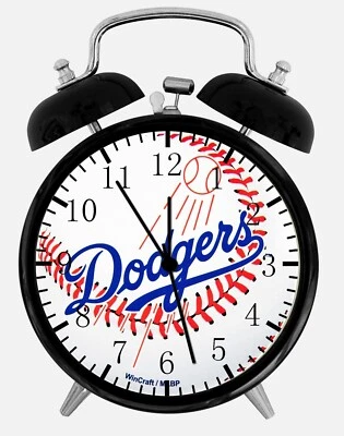Dodgers Alarm Clock Night Light Silent Personalized option adding names E73 - Image 1 of 2
