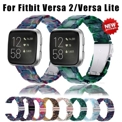 Resin Watch Band Wrist Strap Wristband Bracelet For Fitbit Versa 2/Versa /Lite - Image 1 of 4