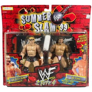 Vintage 1999 Jakks WWF SUMMER SLAM '99 B.A. Billy Gunn & Val Venis 2 TUFF 4 NEW! - Picture 1 of 8