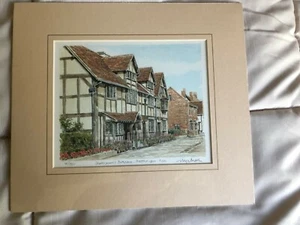  LIMITED EDITION PRINT TITLED SHAKESPEARE'S BIRTHPLACE BY GLYN MARTIN, 4/850 - Picture 1 of 2