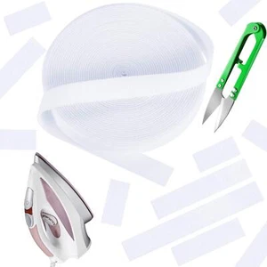32 Feet Iron On Name Labels Writable Clothing Tags Washable Costume Clothing ... - Picture 1 of 6