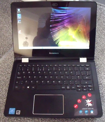 Lenovo Yoga 300-11IBY Model 80M1 Laptop 4GB RAM Win10 64bit - Working Spares/Rep - Image 1 of 4