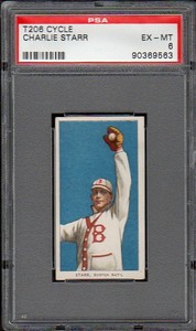 T206 1909 Charlie Starr Cycle 350 Boston PSA 6 90369563