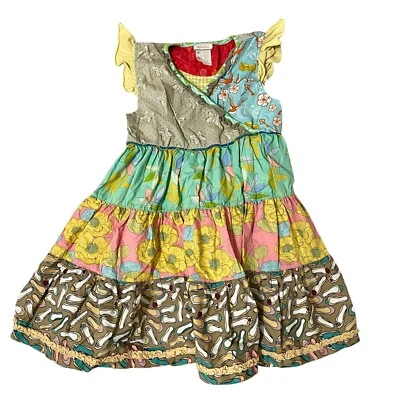 Vestido Montaña Rusa Matilda Jane Its A Wonderful Parade 2013 Talla 8 Imitación Envoltura Foto 1 de 4