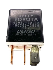Toyota Lexus Black Multi-Use Relay 90987-02012 156700-0870 12v 4-Pin Denso R13 - Picture 1 of 4