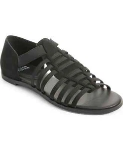 Eileen Fisher Women's Black Rato Strappy Sandals - 10 - Black - Picture 1 of 6