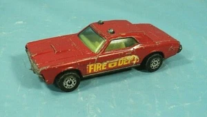 Corgi Juniors Whizzwheels Mercury Cougar XR7 Fire Dept Chief. - Picture 1 of 3