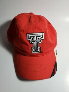 TEXAS TECH RED RAIDERS NCAA BY SIGNATURES RED ADJUSTABLE CAP - Picture 1 of 2