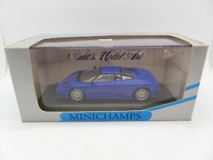 Bugatti EB 110 blue 430102110 1/43 Minichamps en boite