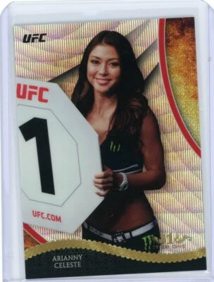 2018 Topps UFC Chrome Tier One Wave Refractor #UFCT-AC Arianny Celeste #45/99 - Image 1 of 2