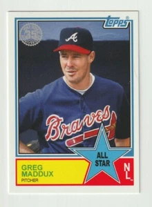 Greg Maddux 2018 Topps On Demand Mini1983 retro #83AS-54 Braves raro - Imagen 1 de 1