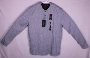 Marc Anthony Luxury Light Blue 3 Snap Pull-Over Long Sleeve New with Tags XXL - Picture 1 of 3