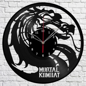 Vinyl Clock Mortal Kombat Wall Clock Unique Art Vinyl Record Wall Clock 1215 - Picture 1 of 12