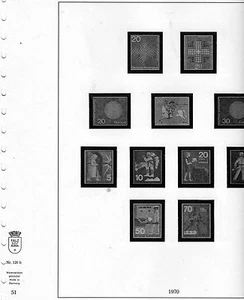 Lindner VD  BRD 1949-76 - Falzlos / T - in grünem Ringb. - NP 180,--€  ( Z351 ) - Bild 1 von 2