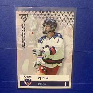 CJ Kirst RC 2024 USA Lacrosse World Box Championship karta TFL PR: 500 - Zdjęcie 1 z 24