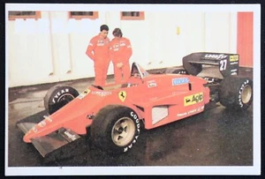 Calendario de bolsillo portugués F1 1985 #14 - Ferrari Michele Alboreto - Imagen 1 de 2