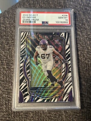 2022 Select Ed Ingram Zebra Club Level PSA 10 - Image 1 of 2