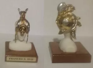 Casco guerriero francese in miniatura XVII secolo di Martespa di Toledo Spagna - Foto 1 di 2