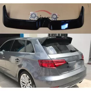 ALERÓN ALERON TRASERO AUDI A3 8V SPORTBACK AO NEGRO BRILLO SPOILER - Imagen 1 de 5