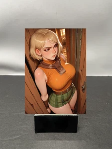 Ashley Graham Waifu Anime Custom Art Trading Card NSFW AVAILABLE W6428 - Picture 1 of 2