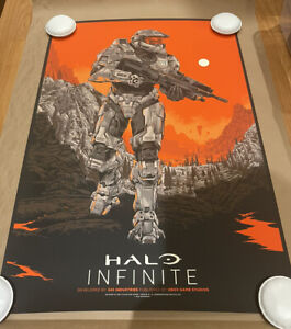 Mondo Halo Infinite: Forever We Fight Poster Ken Taylor Artist Proof /50 NEW