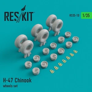 H-47 "Chinook" Wheels Set - Scale 1:35 ResKit RS35-0010 - for Plastic Model Kit - Bild 1 von 2