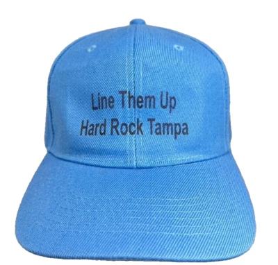 Line Them Up Hard Rock Tampa Tichy's Paquete Total Gorra de Béisbol Gorra Ajustable Foto 1 de 4