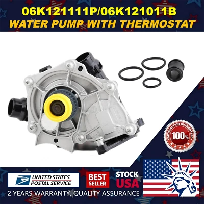 06K121011B For 2013-2019 Volkswagen Beetle Jetta Passat Water Pump 06K121111P - Image 1 of 4