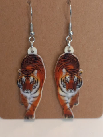 LSU Tigers Dangle Earrings Set Tiger Football Baseball Ear Ring Basketball Band Cover