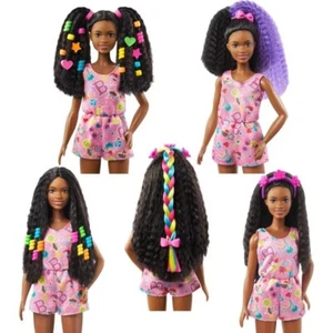 Barbie Life in The City Brooklyn Roberts Hairstyles with +75 Hair Accessories - Picture 1 of 10